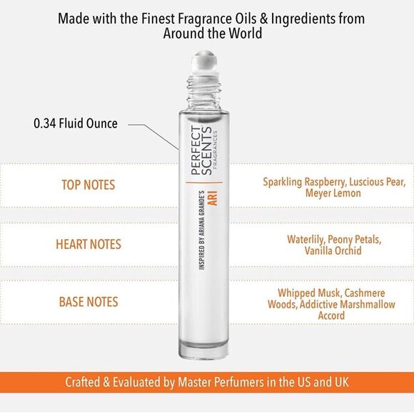 3 Pack Perfect Scents Inspired by Ariana Grande's Ari Rollerball Fragrance‎ - Picture 8 of 9